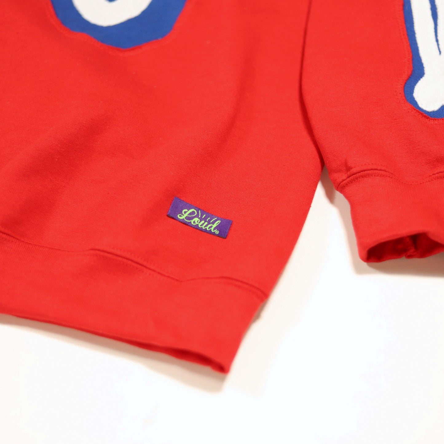 Loud Bones Buffalo Crewneck - Red/White/Royal