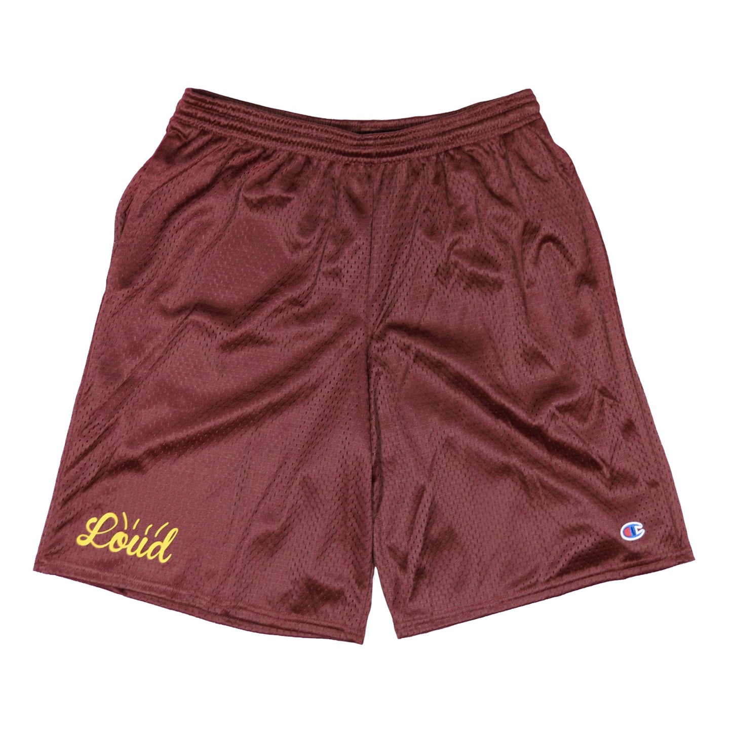 Loud x Champion Mesh Shorts - Maroon