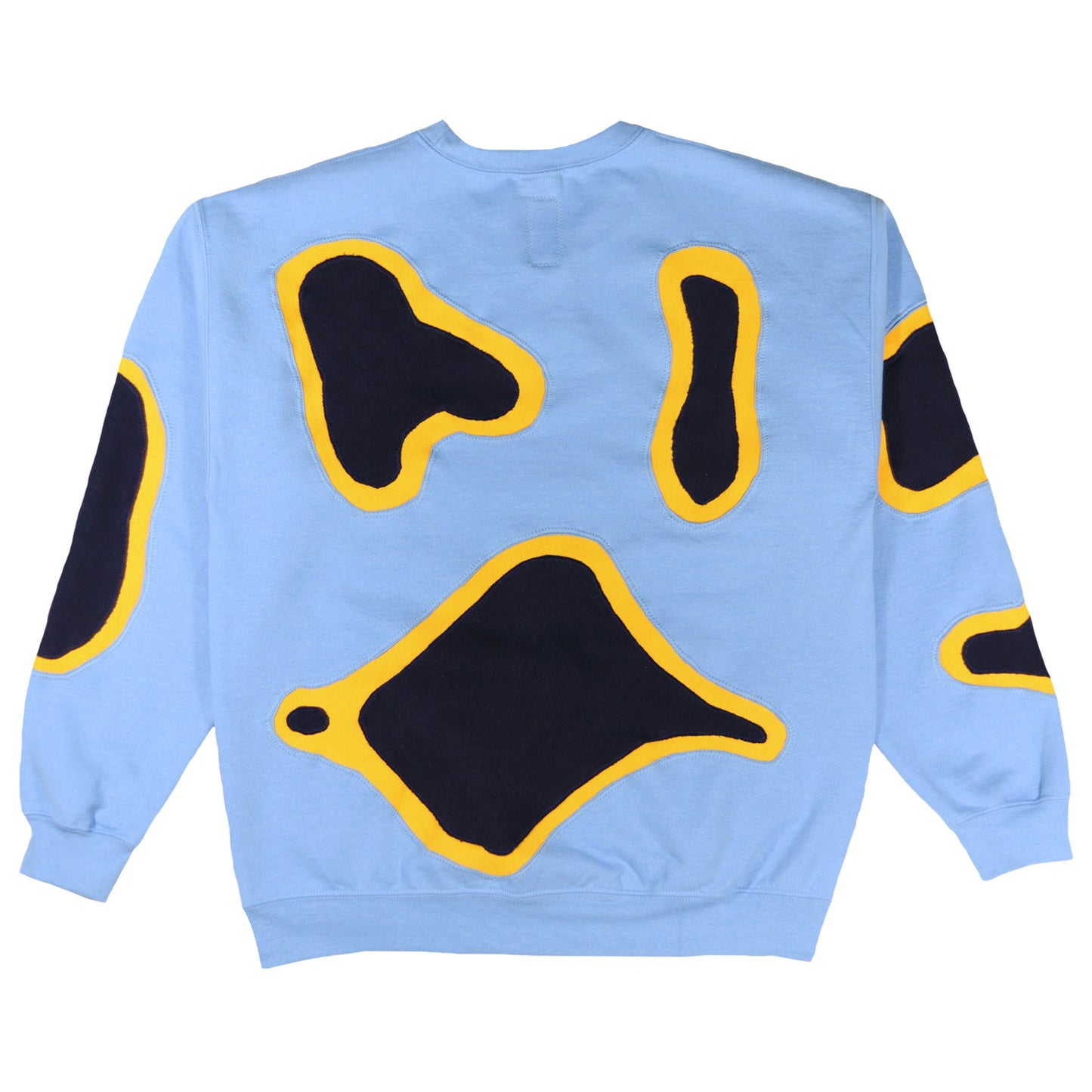 Loud Aura Los Angeles Crewneck - Sky Blue/Gold/Navy