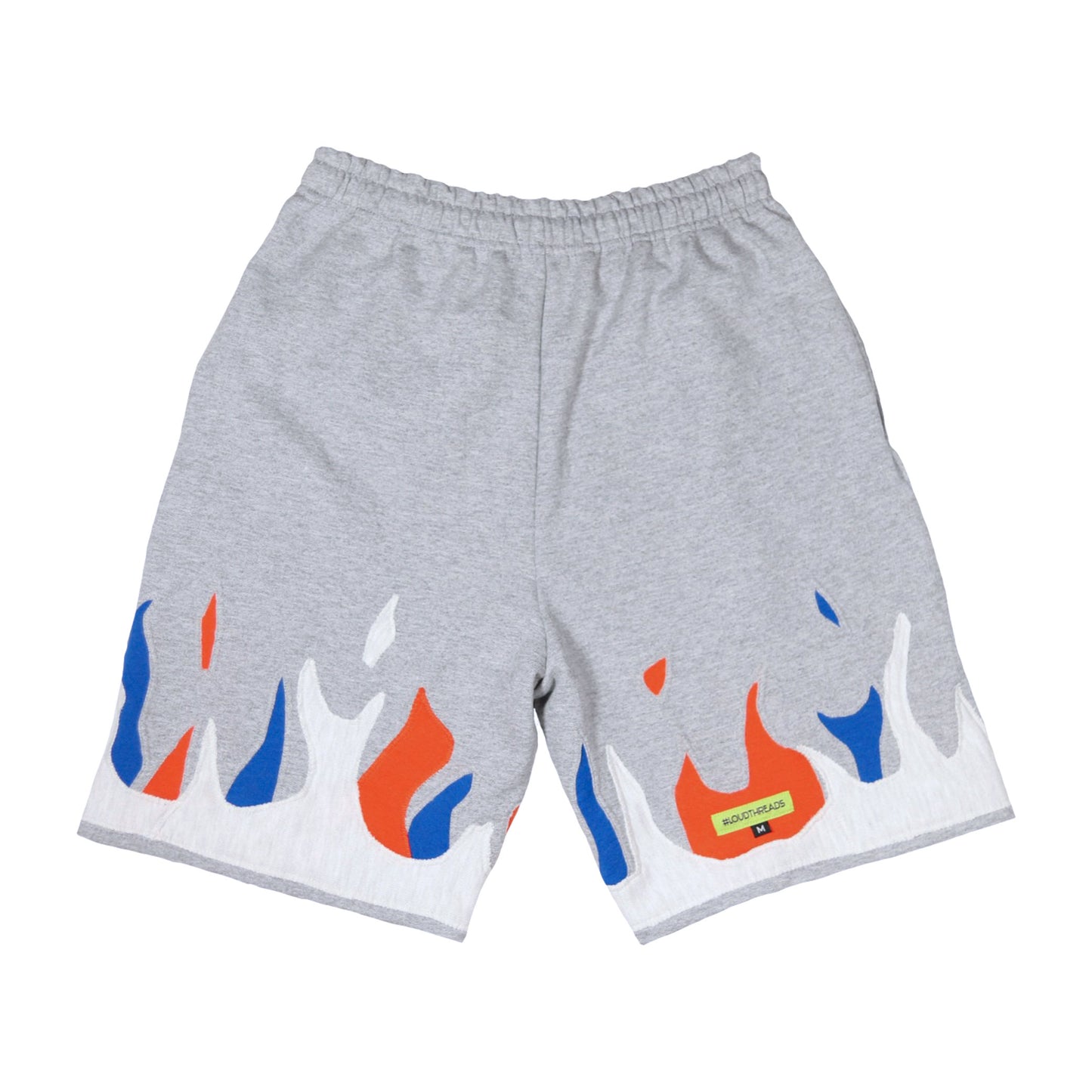 Loud Flames Gainesville Shorts - Heather Grey/Off White