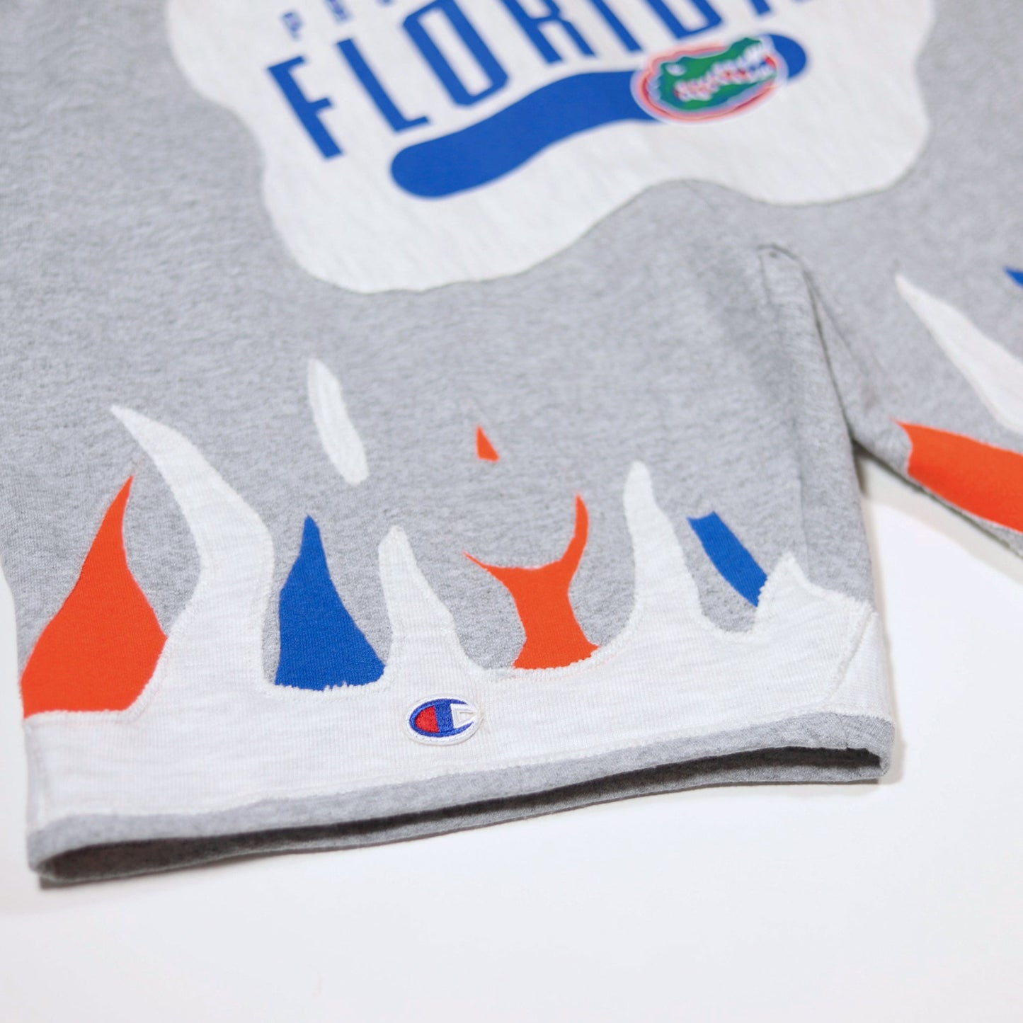 Loud Flames Gainesville Shorts - Heather Grey/Off White