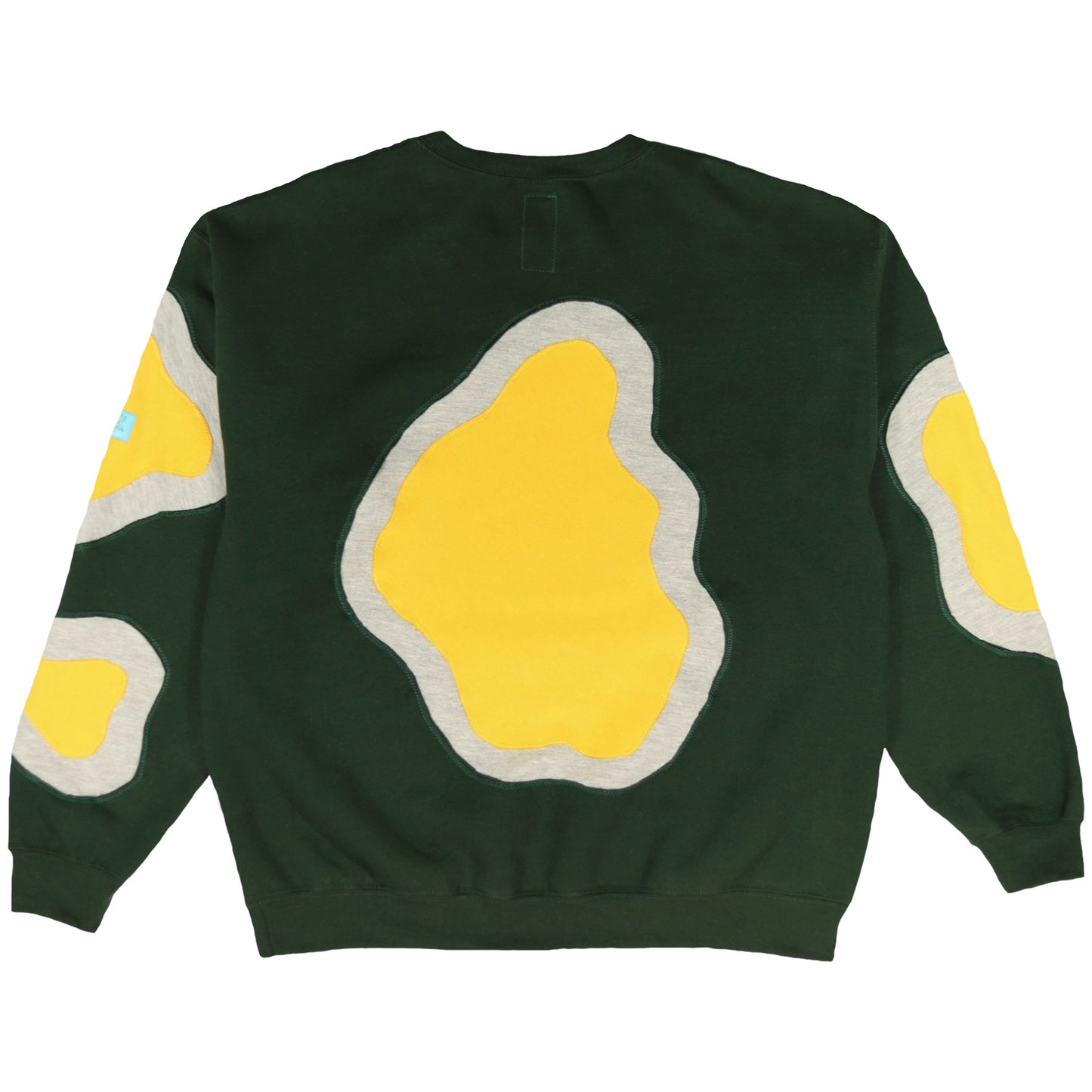 Loud Aura Green Bay Crewneck - Dark Green/Yellow/Grey