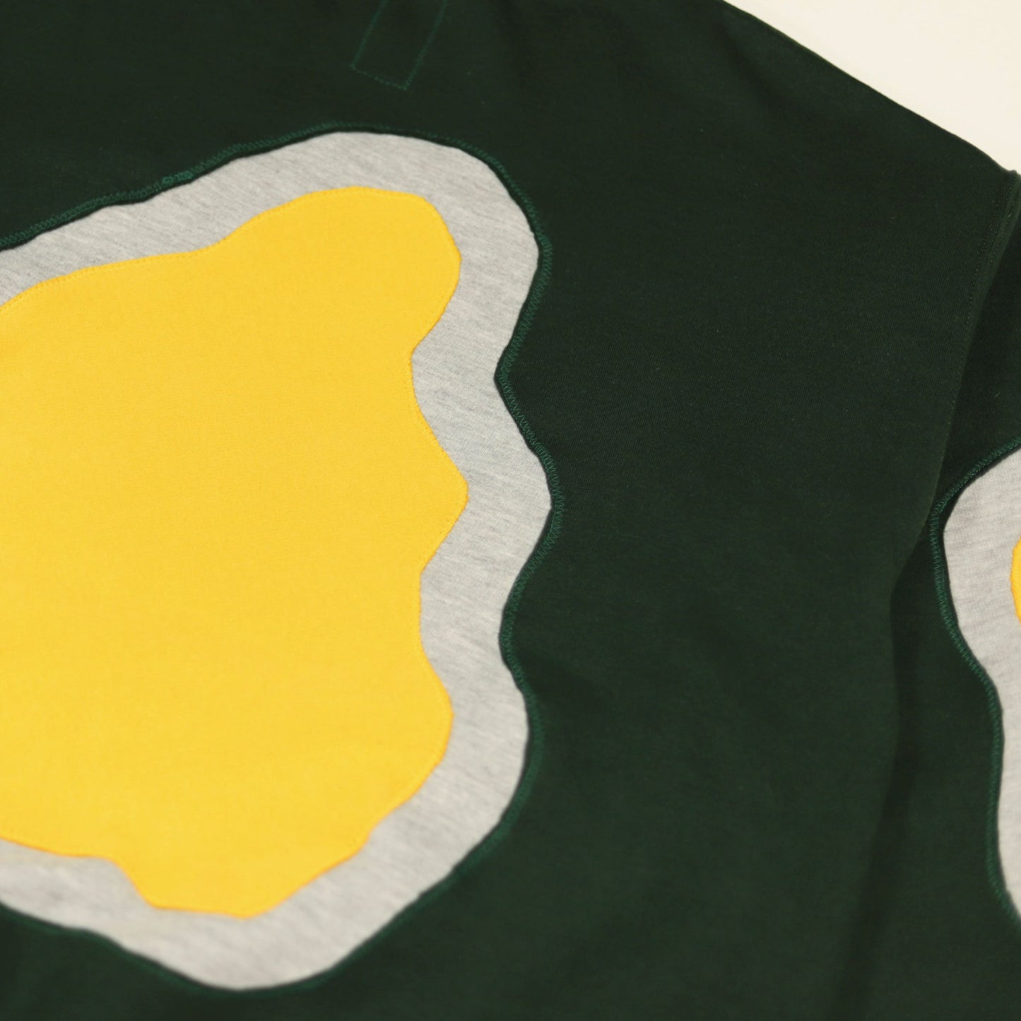 Loud Aura Green Bay Crewneck - Dark Green/Yellow/Grey
