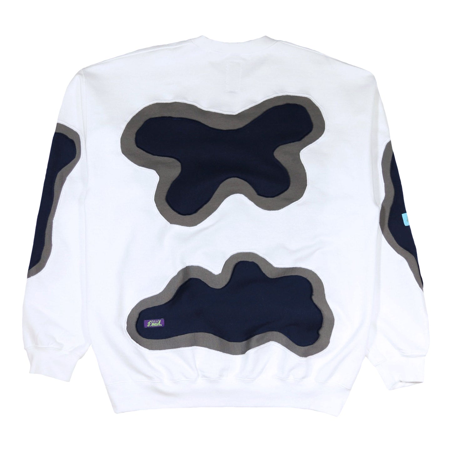 Loud Aura New York Crewneck - White/Navy