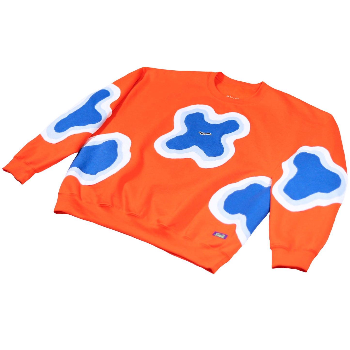 Loud Aura Crewneck - Orange/White/Sky/Royal
