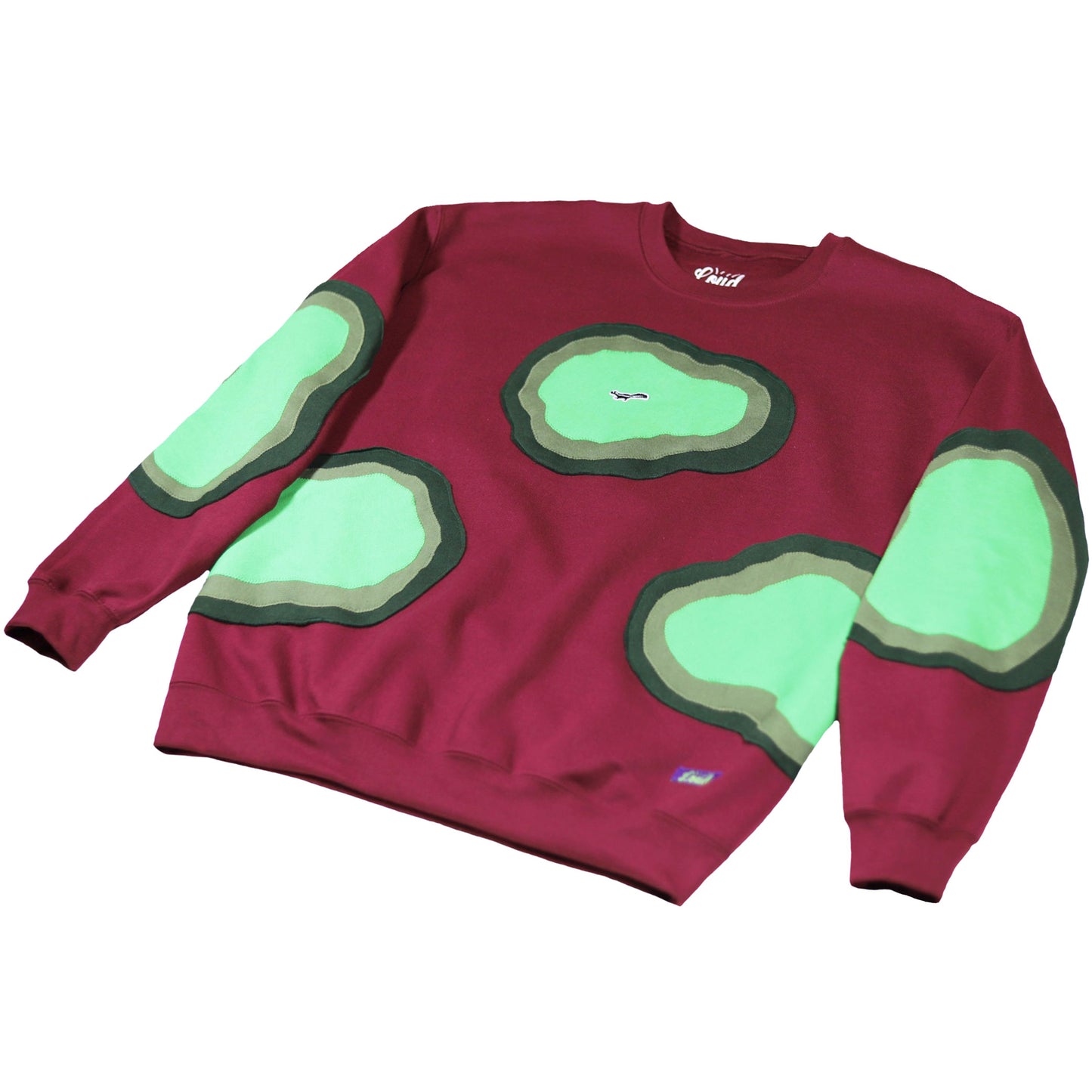 Loud Aura Crewneck - Burgundy/Pine/Olive/Irish