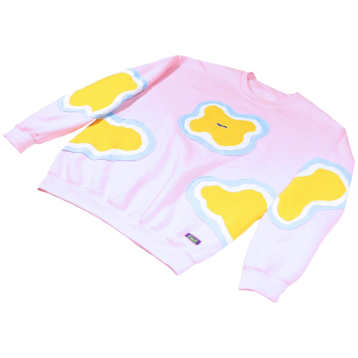 Loud Aura Crewneck - Baby Pink/Sky/White/Gold