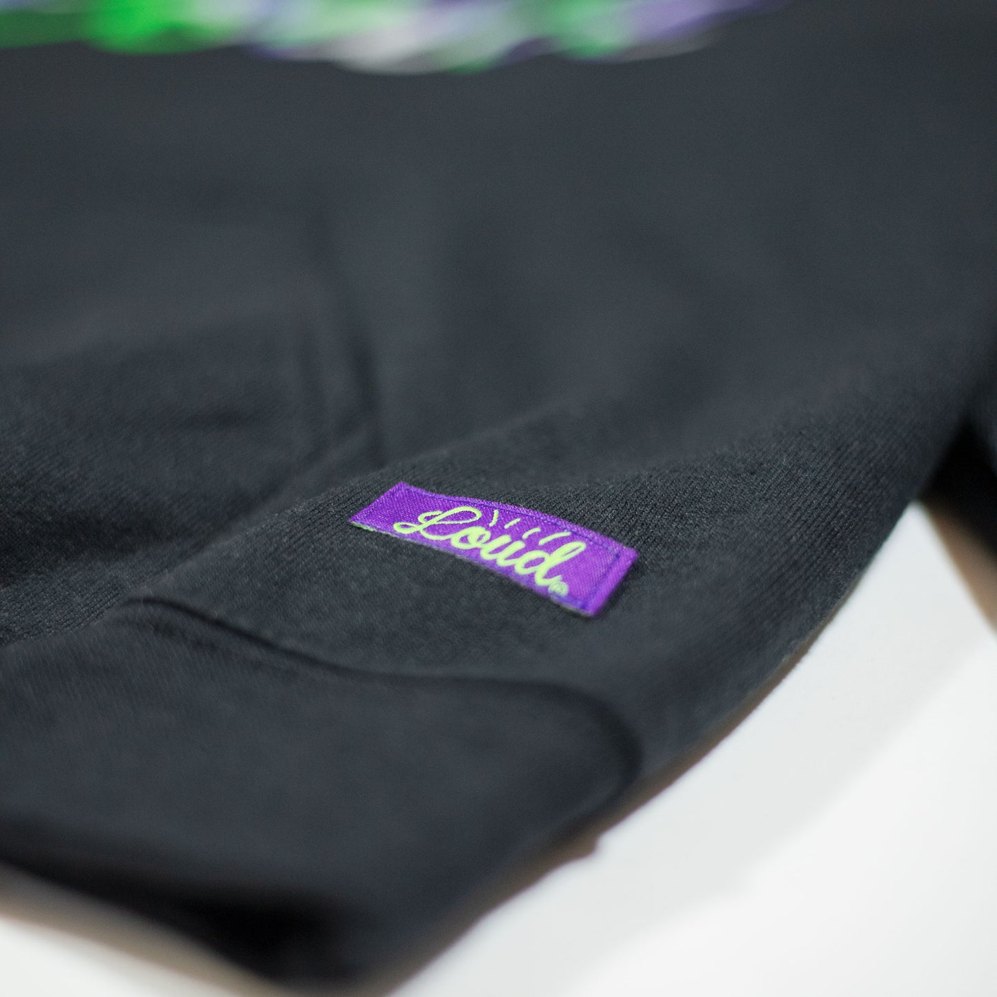 Camo Loud Logo Hoodie - Black