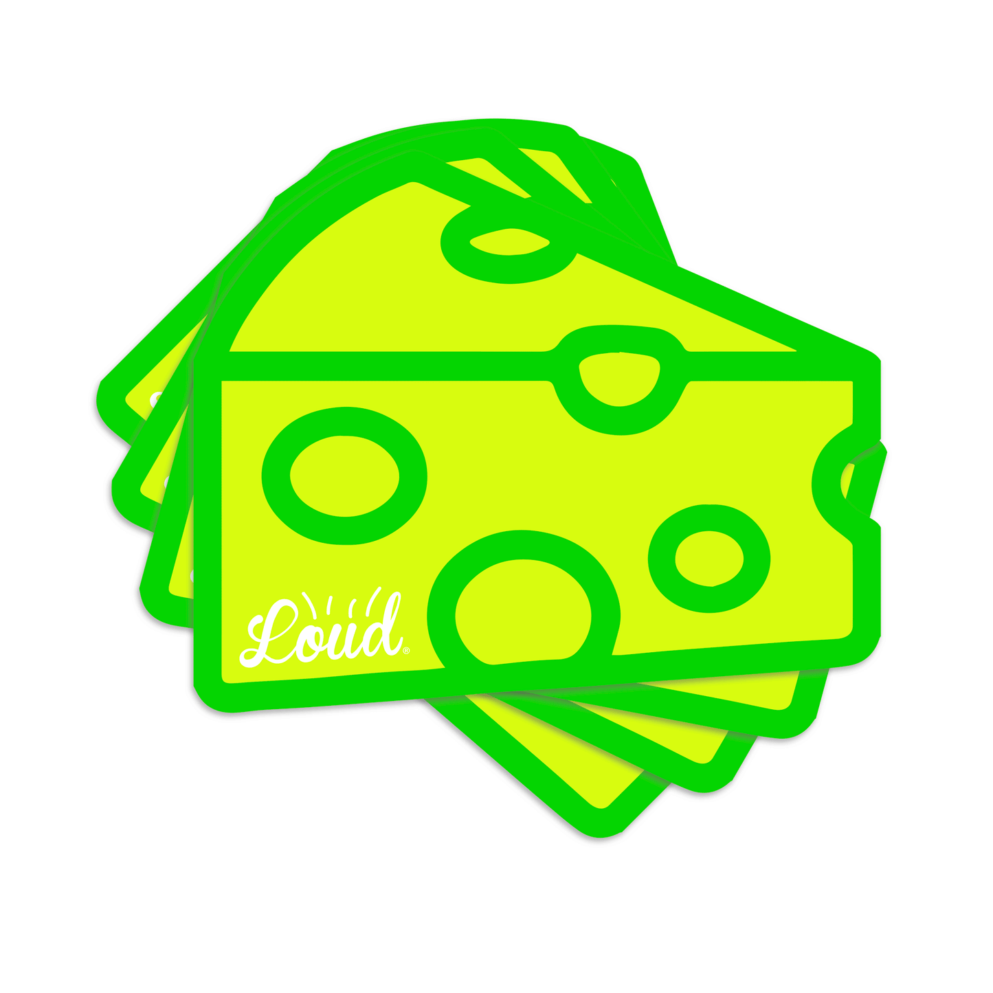 Loud Cheese Sticker Pack