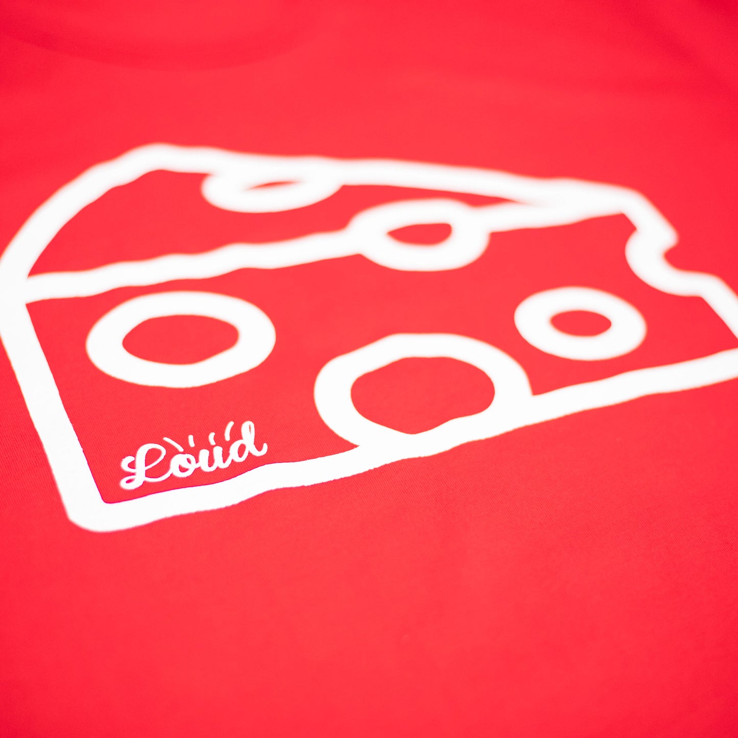 Loud Cheese Tee - Red