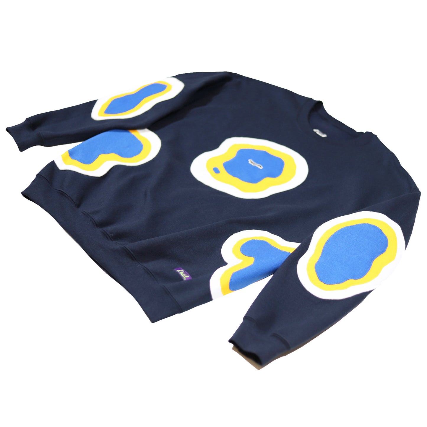 Loud Aura Crewneck - Navy/White/Gold/Royal