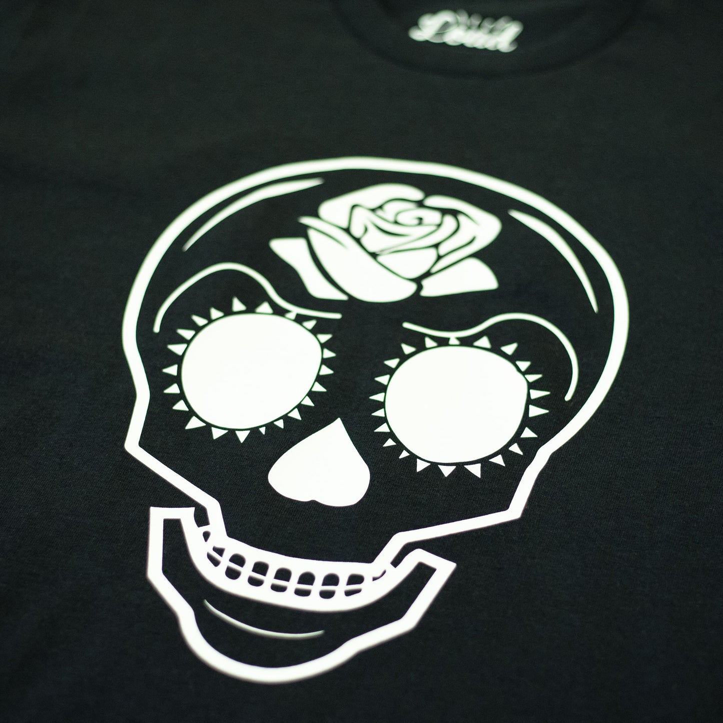 Dia de Muertos Skull Tee - Black