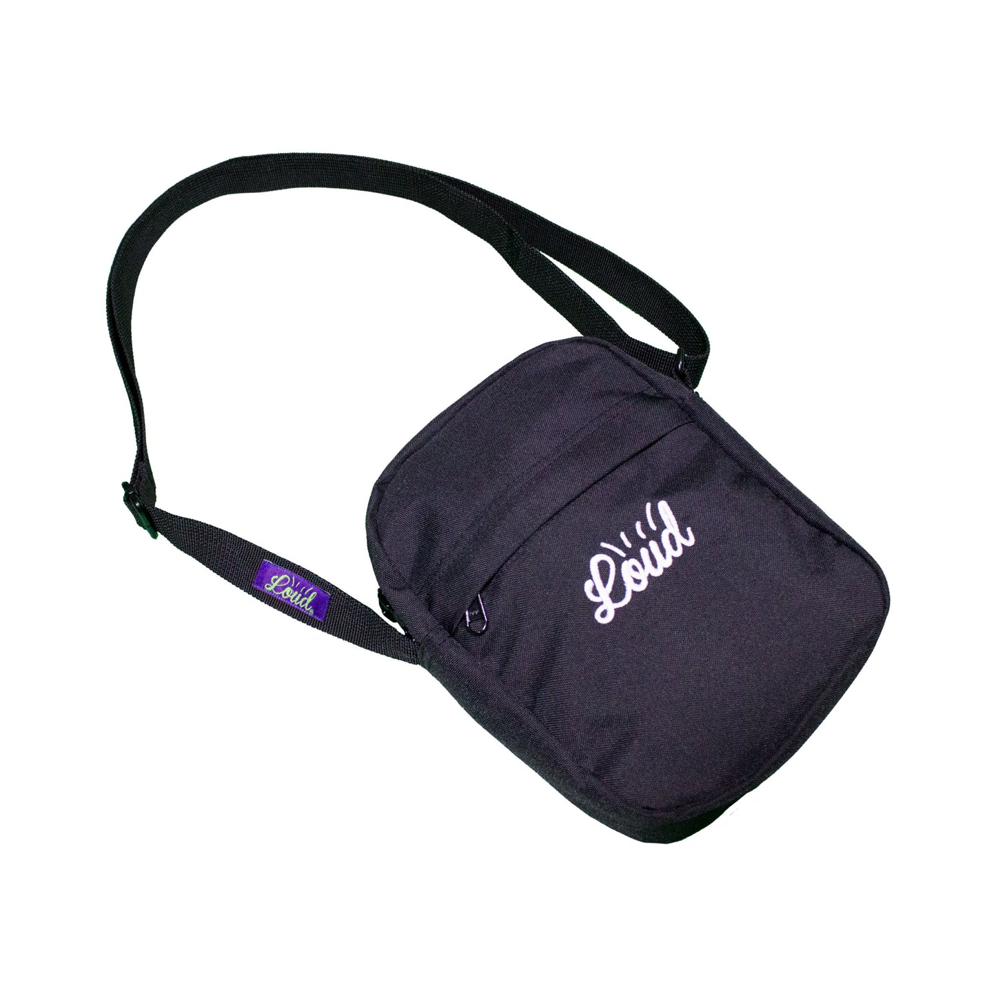 Loud Logo Flight Bag - Black