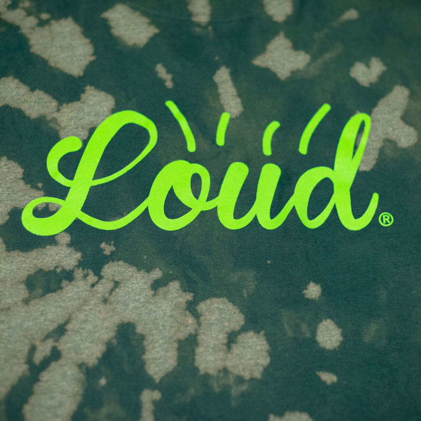 Loud Logo Tee - Pine Dye