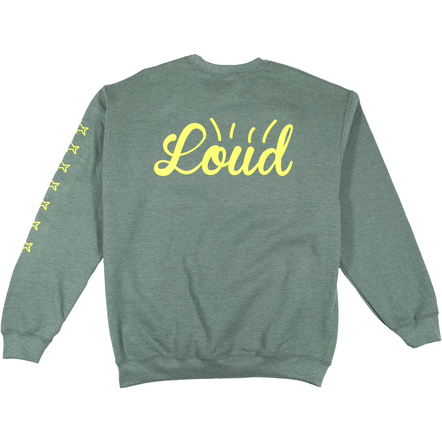 Gone Fishin' Crewneck - Sage Green