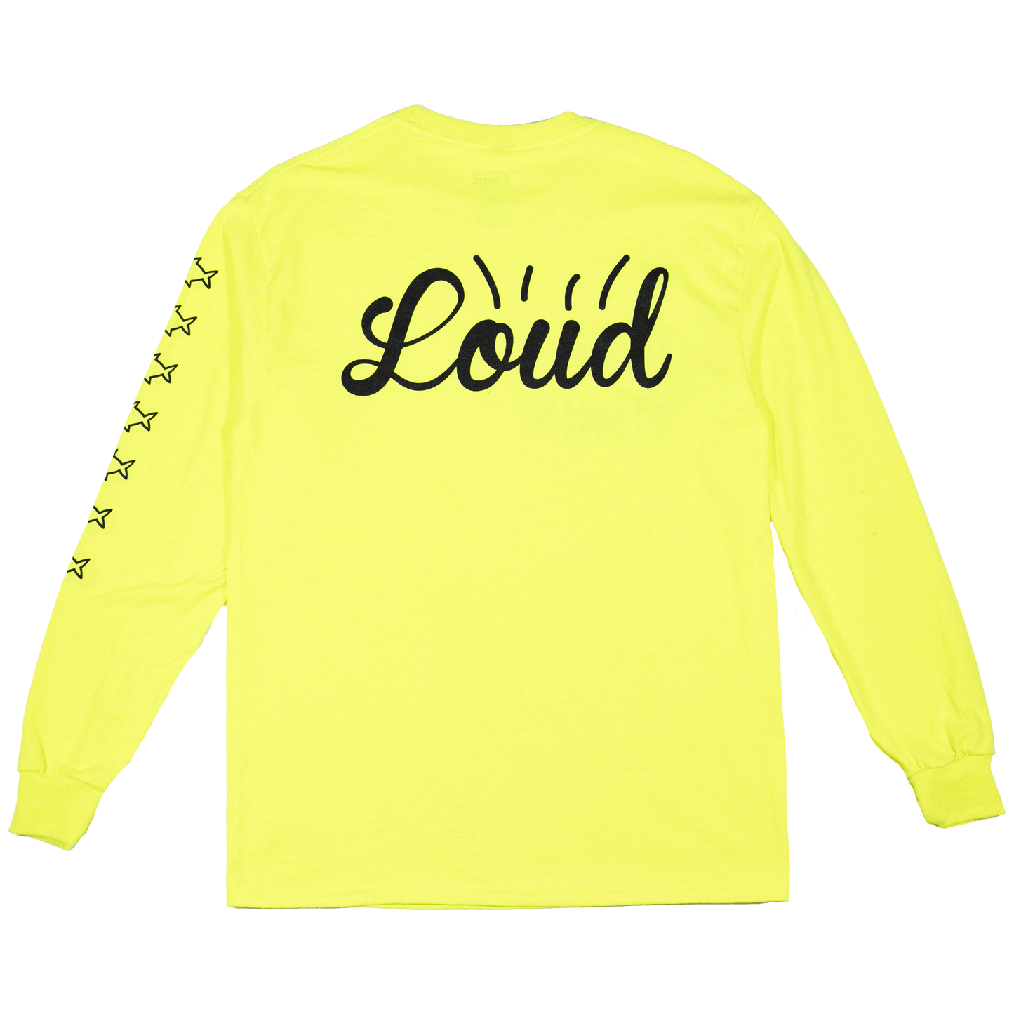 Gone Fishin' L/S Tee - Chartreuse