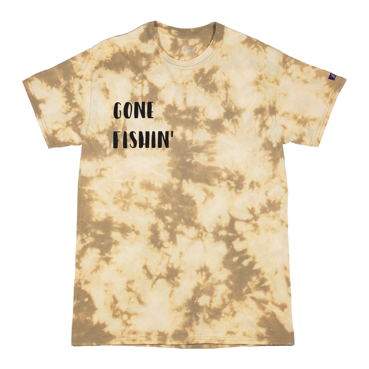 Gone Fishin' Tee - Cumulus Sand