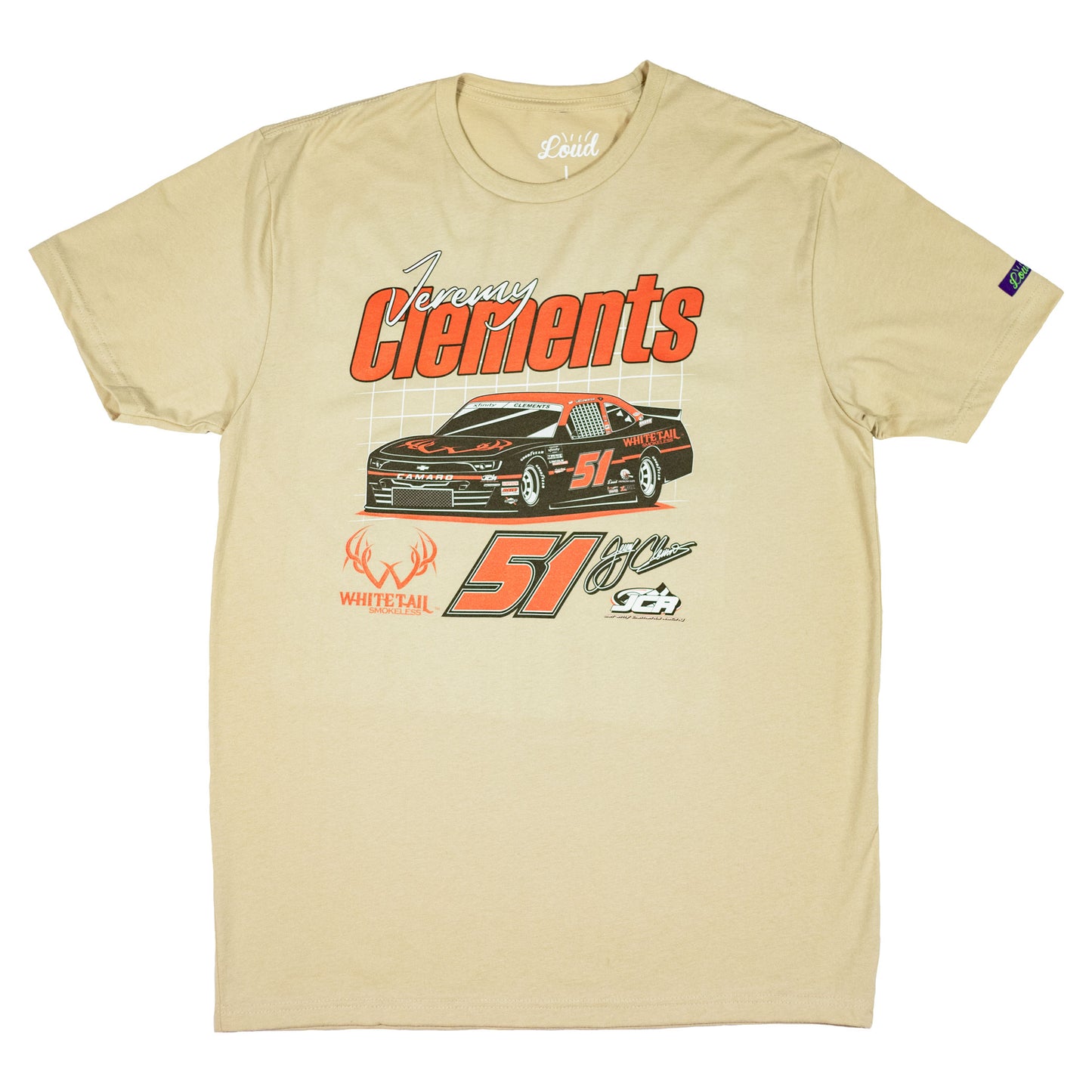 JCR51 Whitetail Camaro Tee - Sand