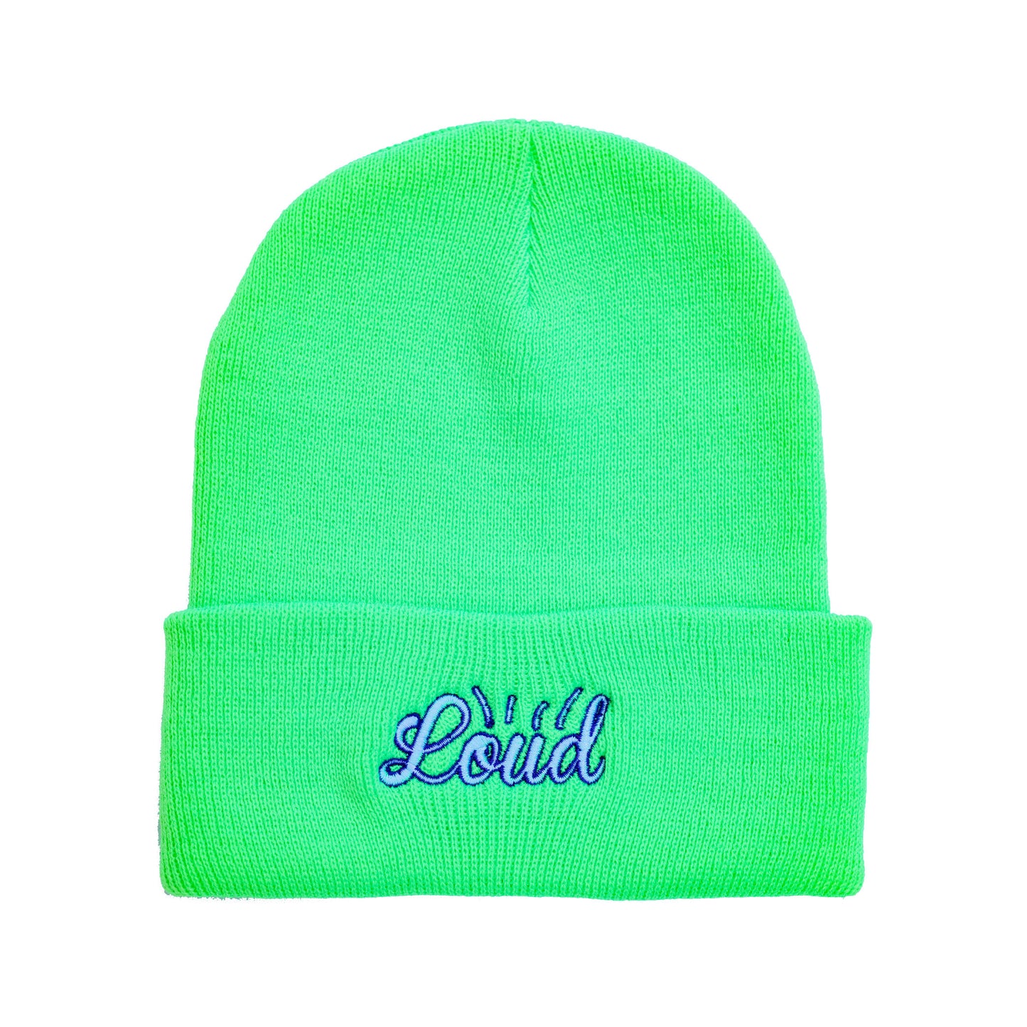 Loud Logo Beanie - Neo Green