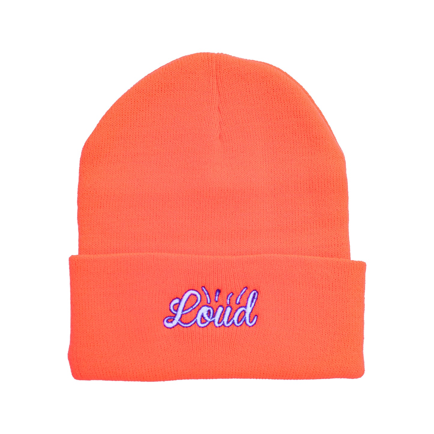 Loud Logo Beanie - Blaze Orange