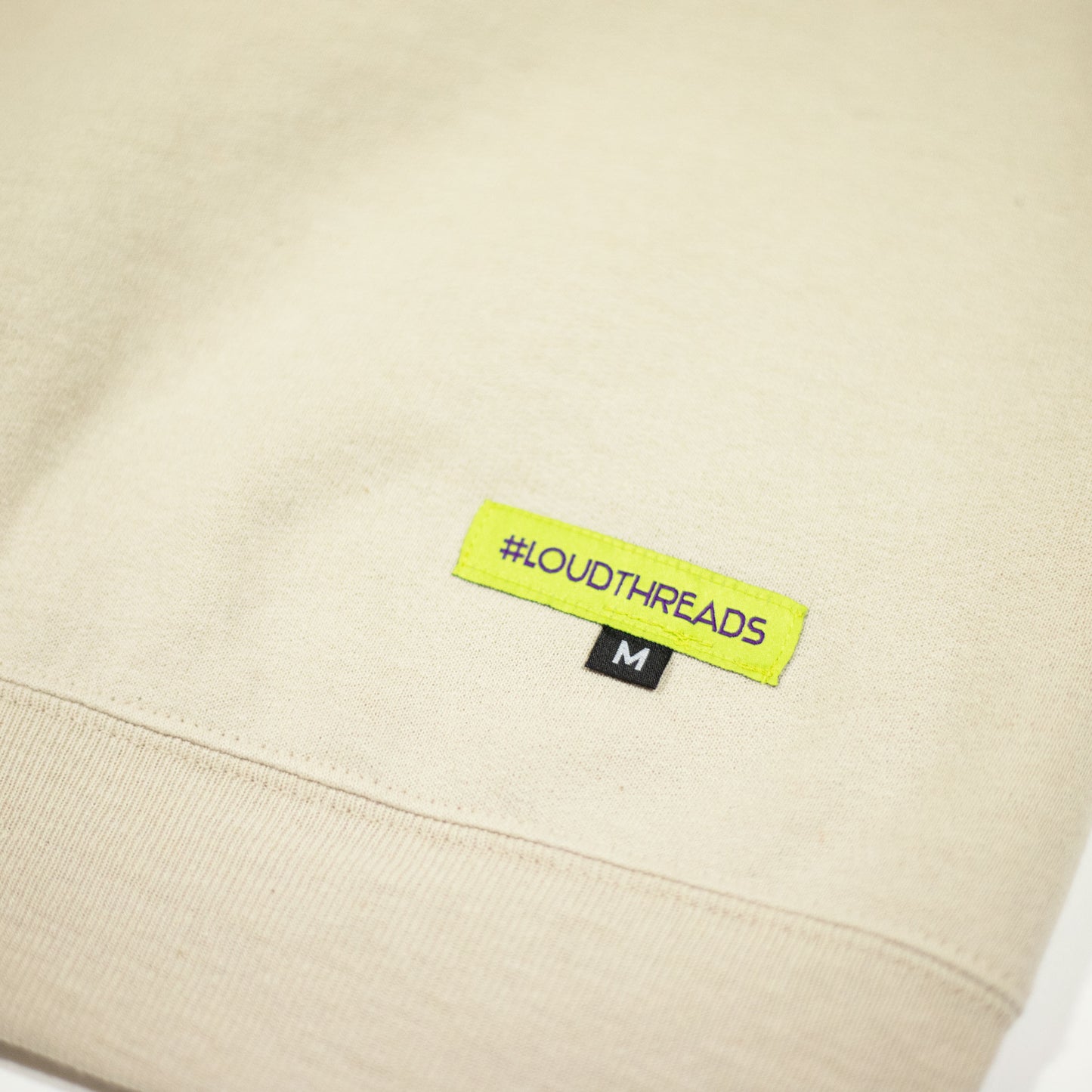 Loud Camo Crewneck - Cream/Navy