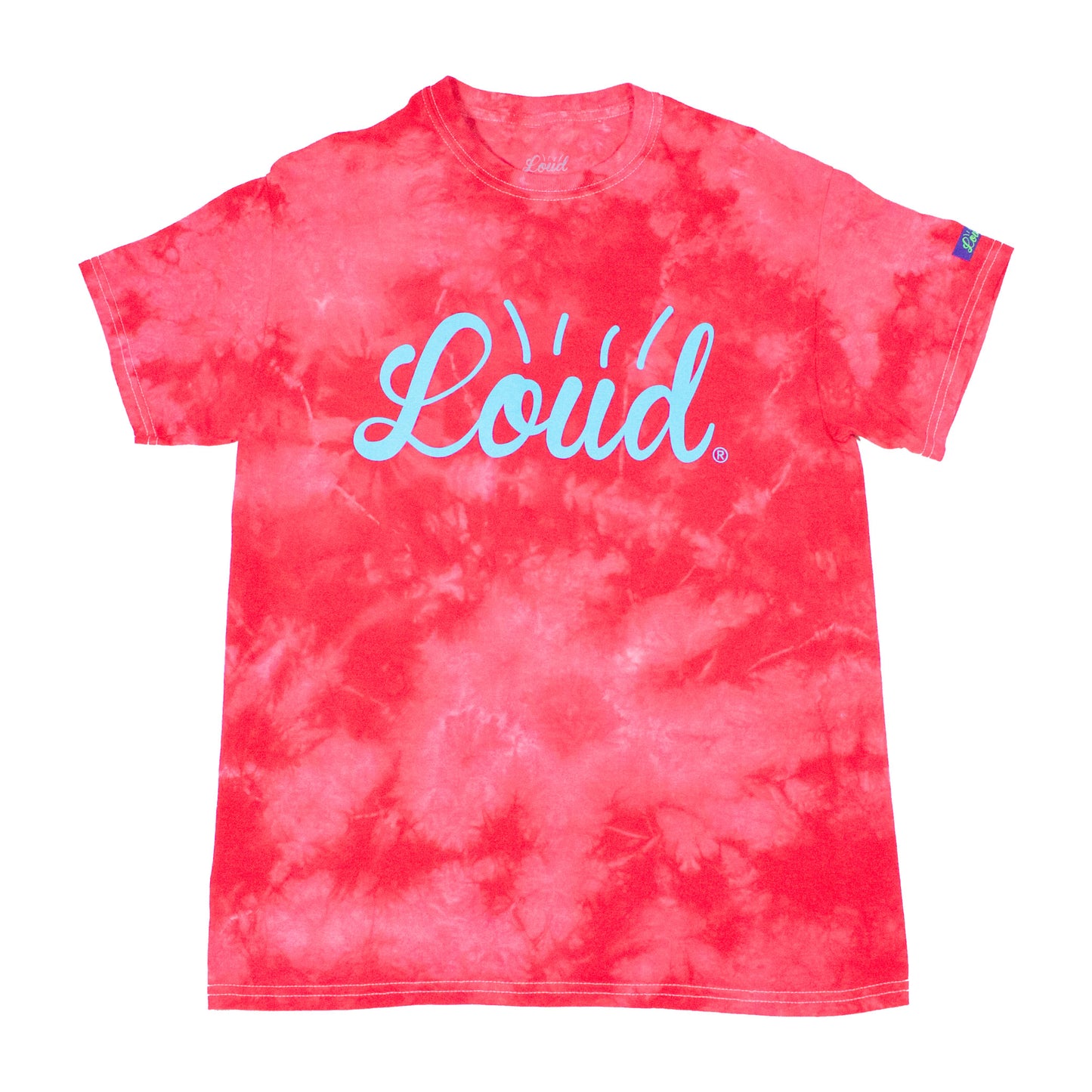 Loud Logo Tee - Red Crystal