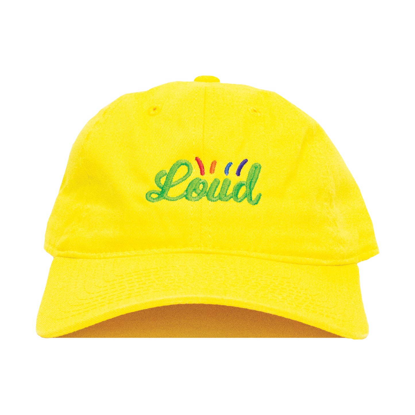 Loud Hat v.2 - Yellow/Rainbow