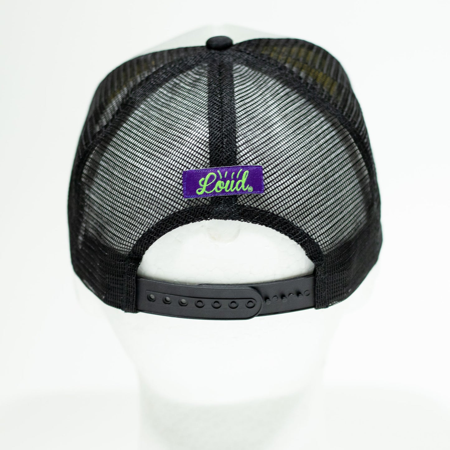 Loud Camo Trucker Hat - Black/Grey