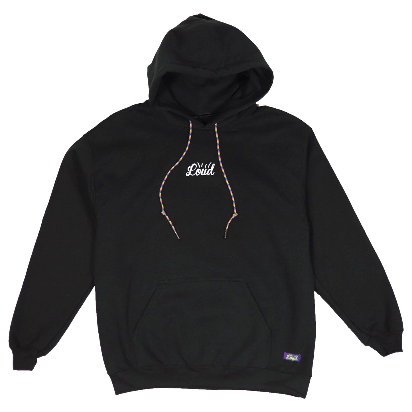 Loud Mini Logo Hoodie - Black