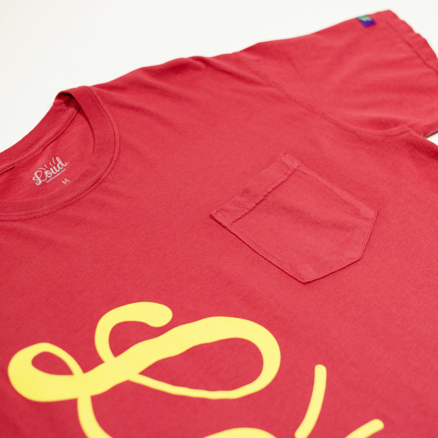 Big Logo Pocket Tee - Vintage Chili