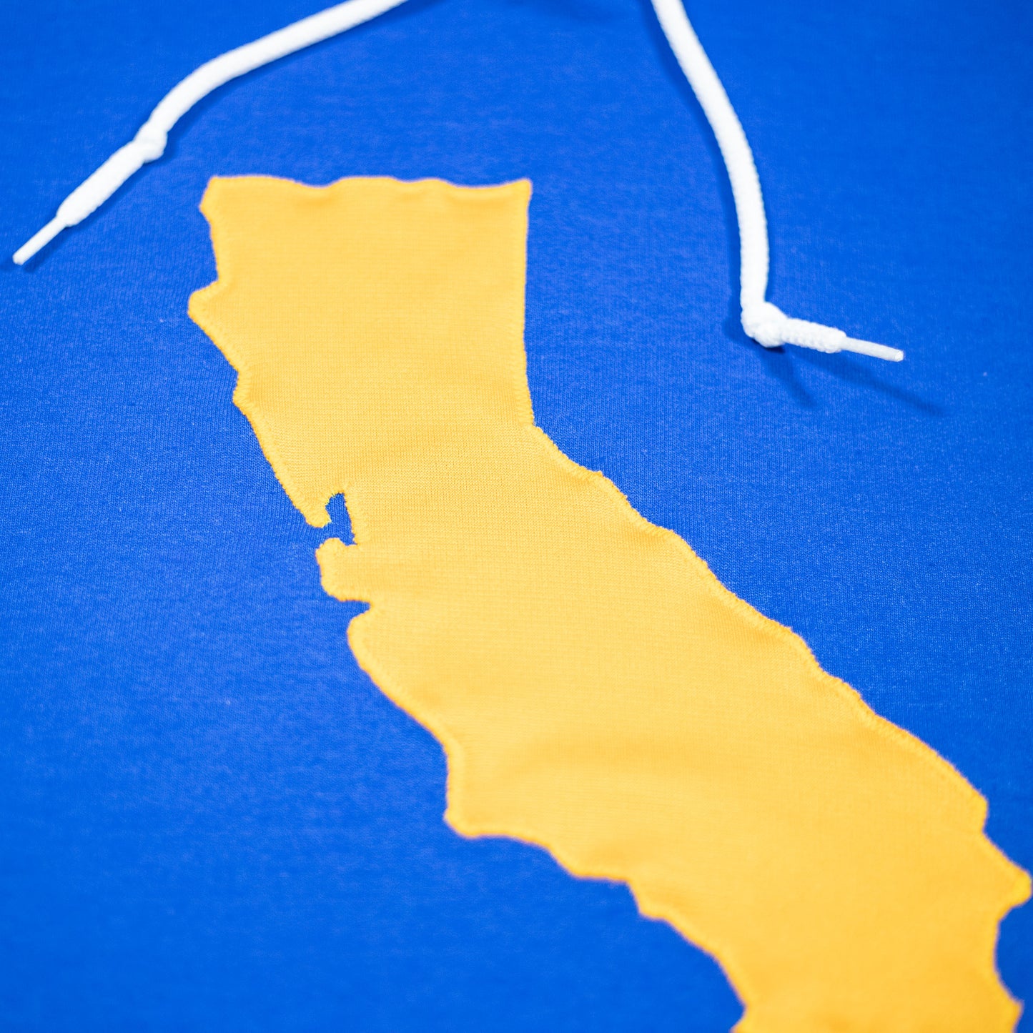31st State Crop Hoodie - Royal/Gold