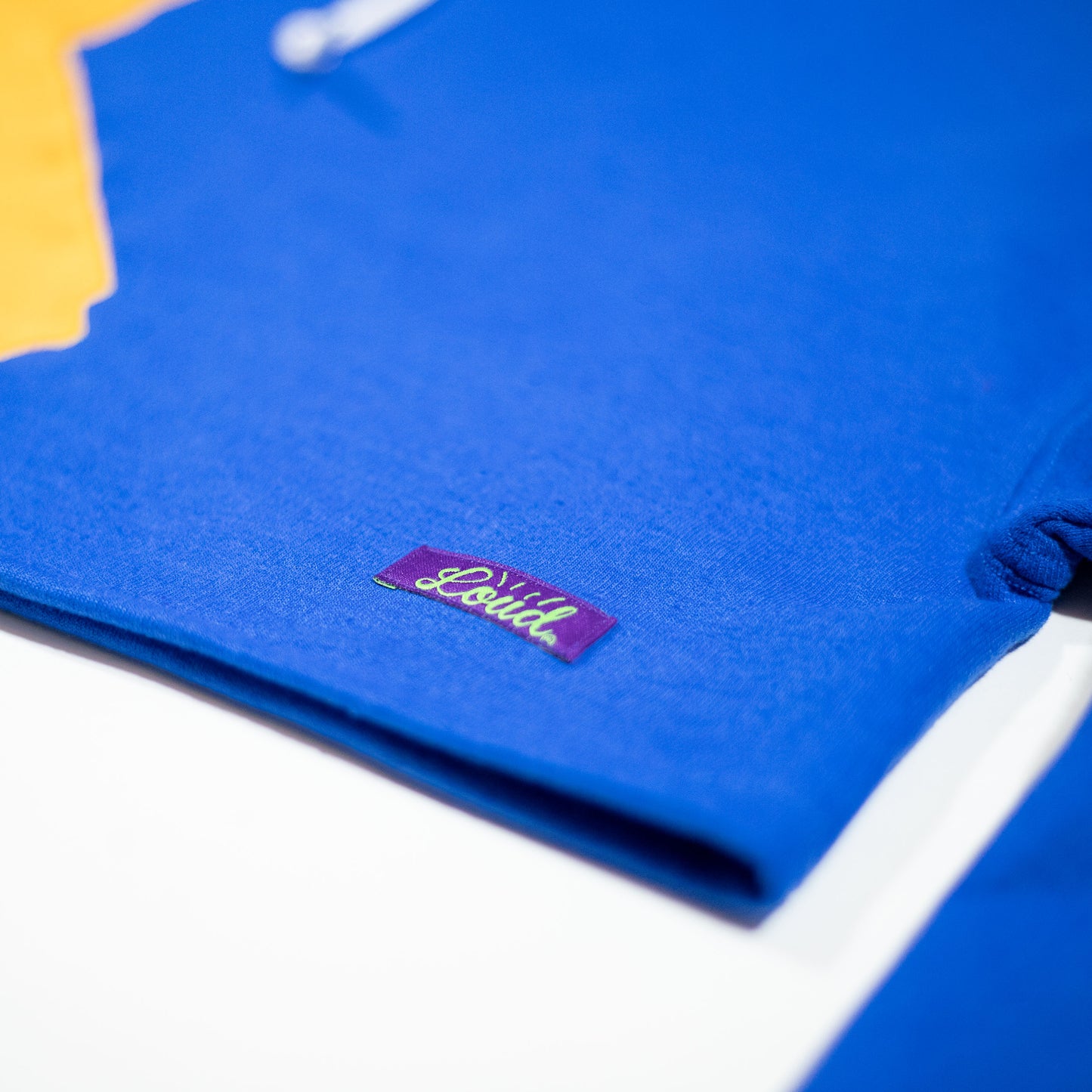 31st State Crop Hoodie - Royal/Gold