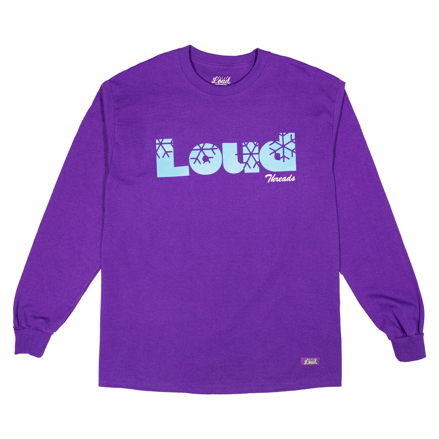 Snowflake L/S Tee - Purple