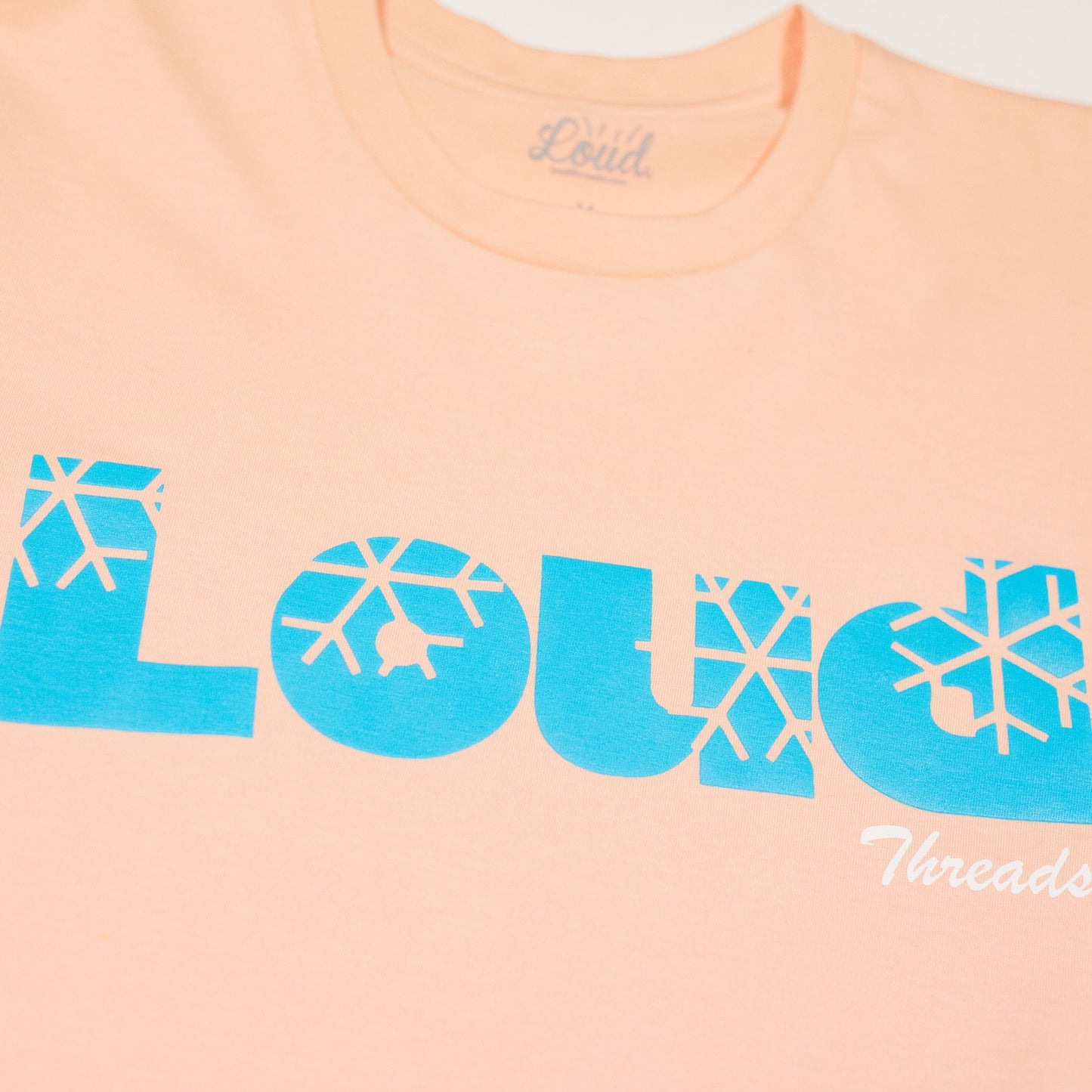 Snowflake Tee - Pale Rose