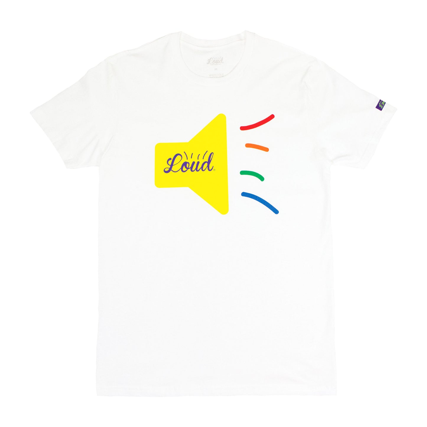 Loud Speaker Tee - White