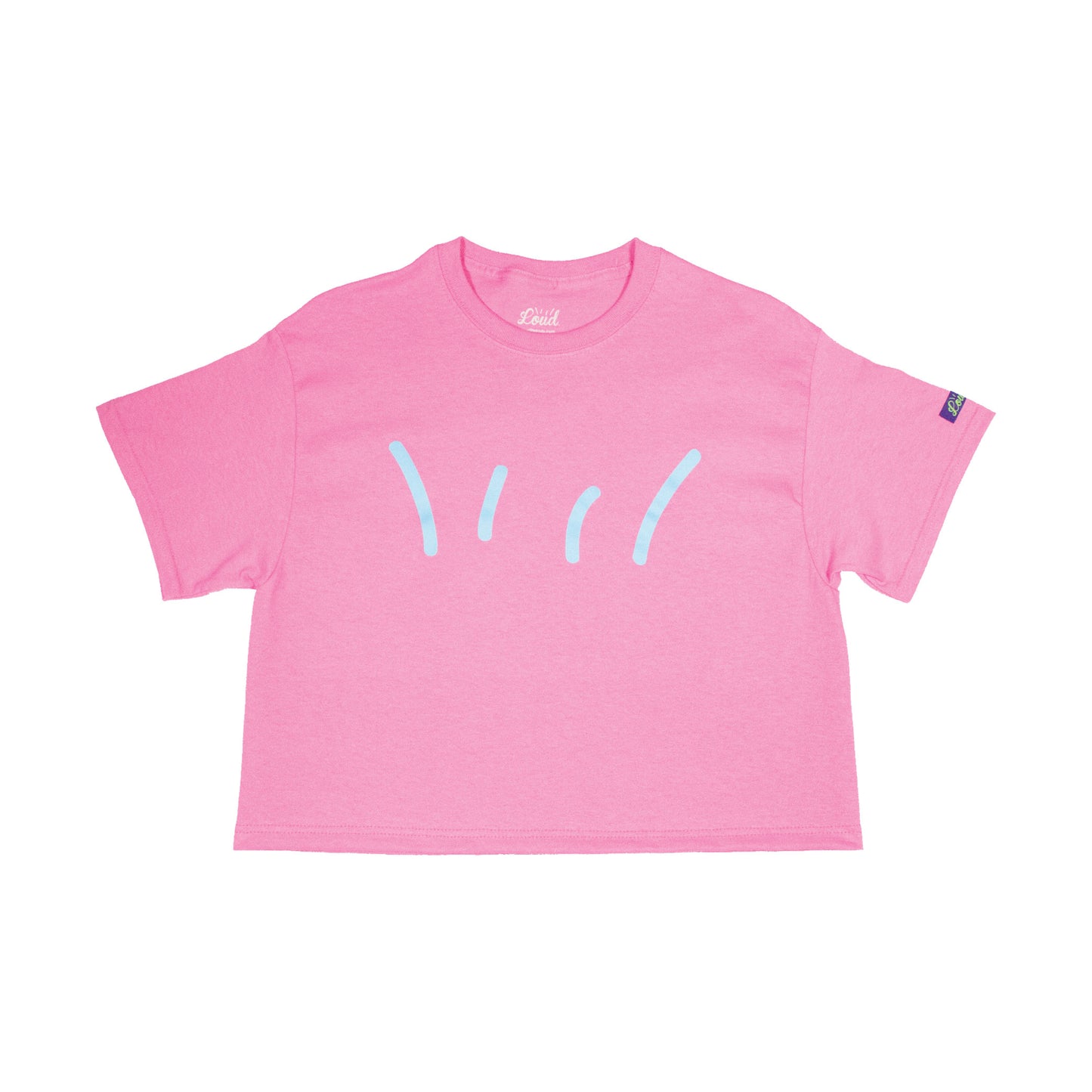 Threads Crop Tee - Cupcake