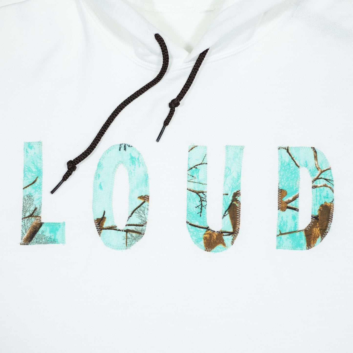 Loud Treeshaker Crop Hoodie - White