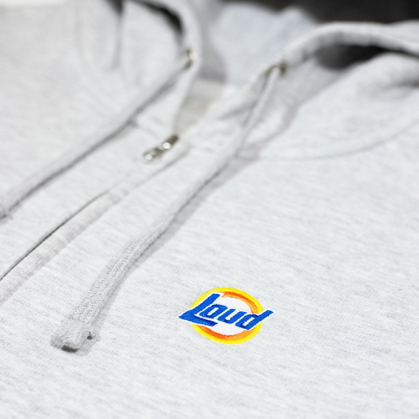 Ultra Fresh Zip-Up Hoodie - Ash Grey