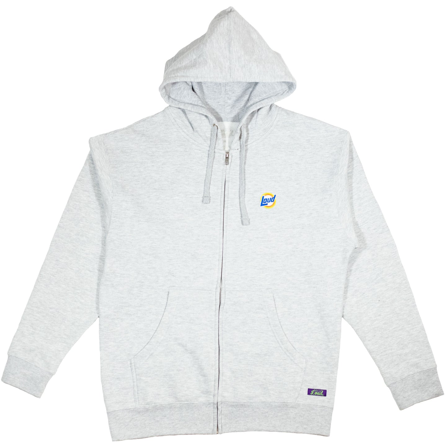 Ultra Fresh Zip-Up Hoodie - Ash Grey