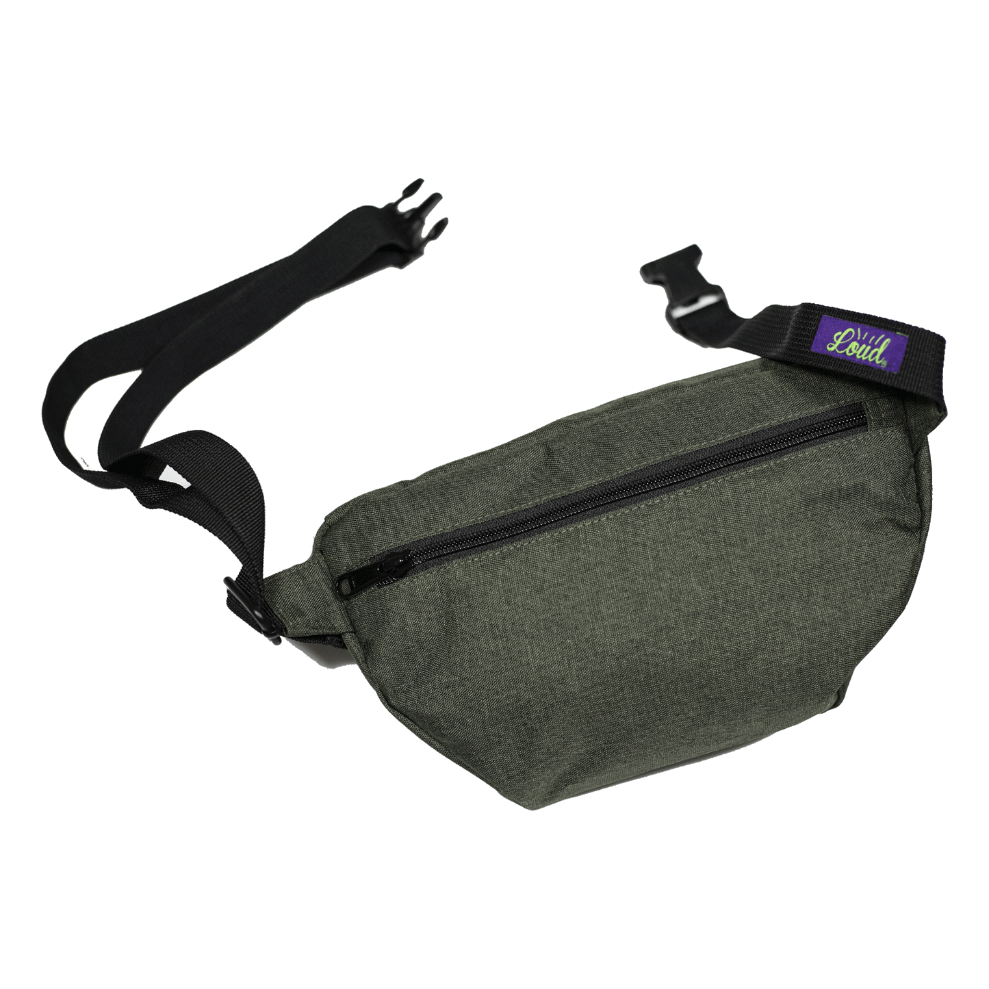 Loud Logo Waist Bag - Olive