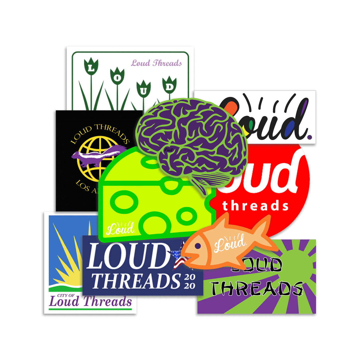 Loud XL Assorted Sticker Pack