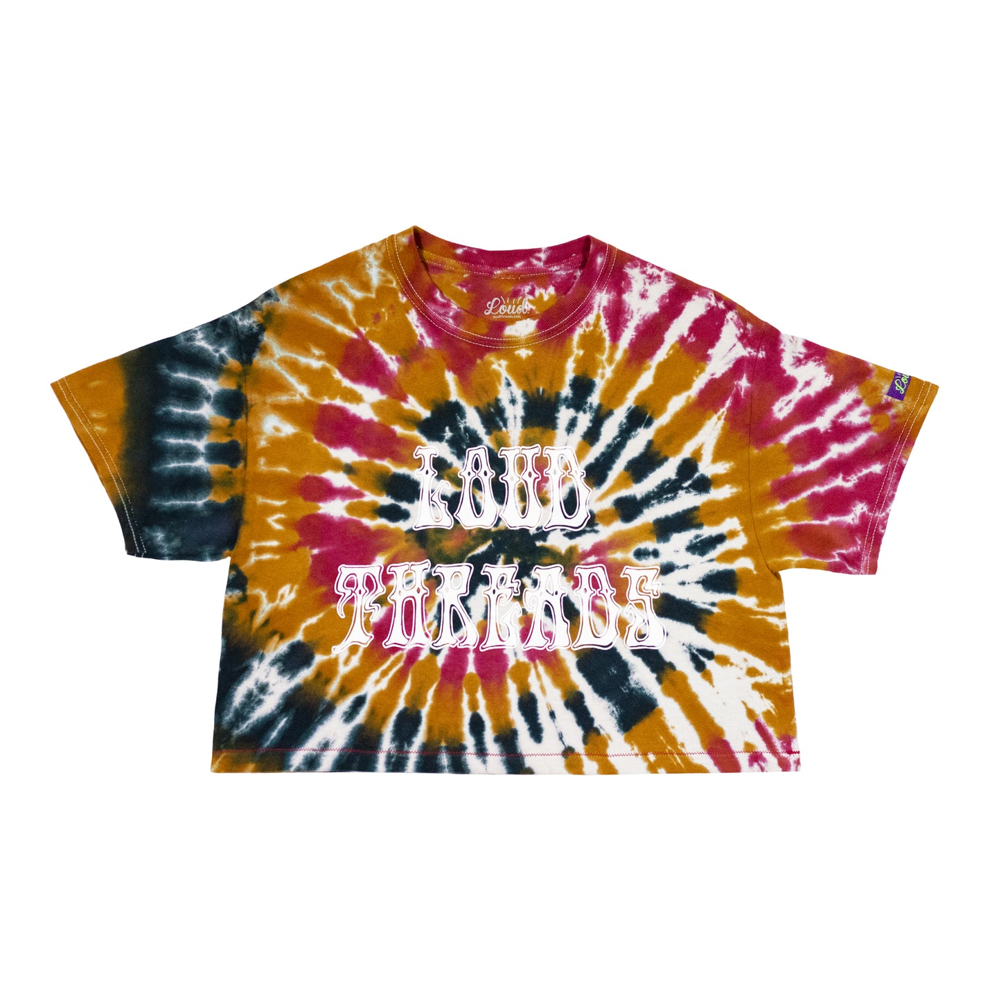 Loud Threads Tie Dye Crop - Canyon Haze
