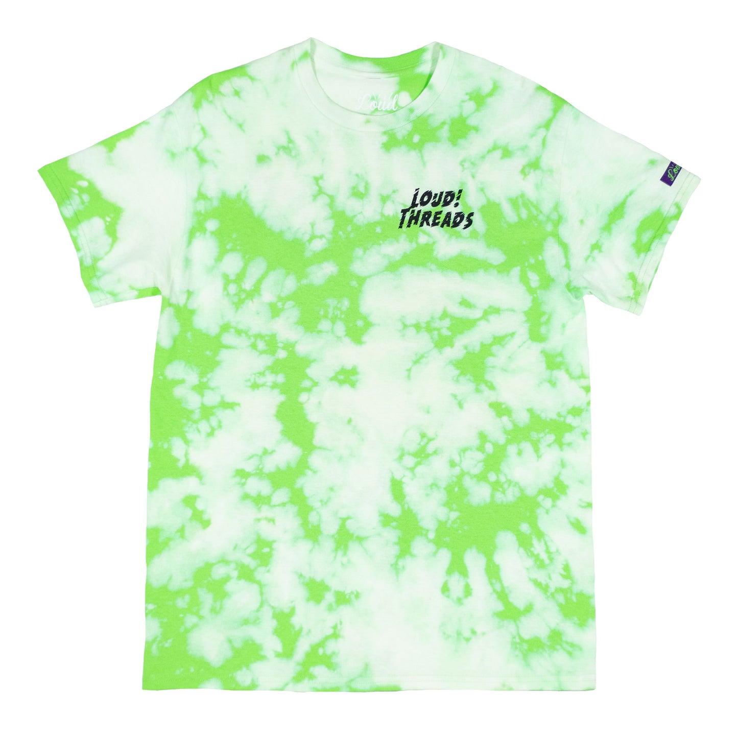 Loud! Mini Logo Tee - Lime Splash
