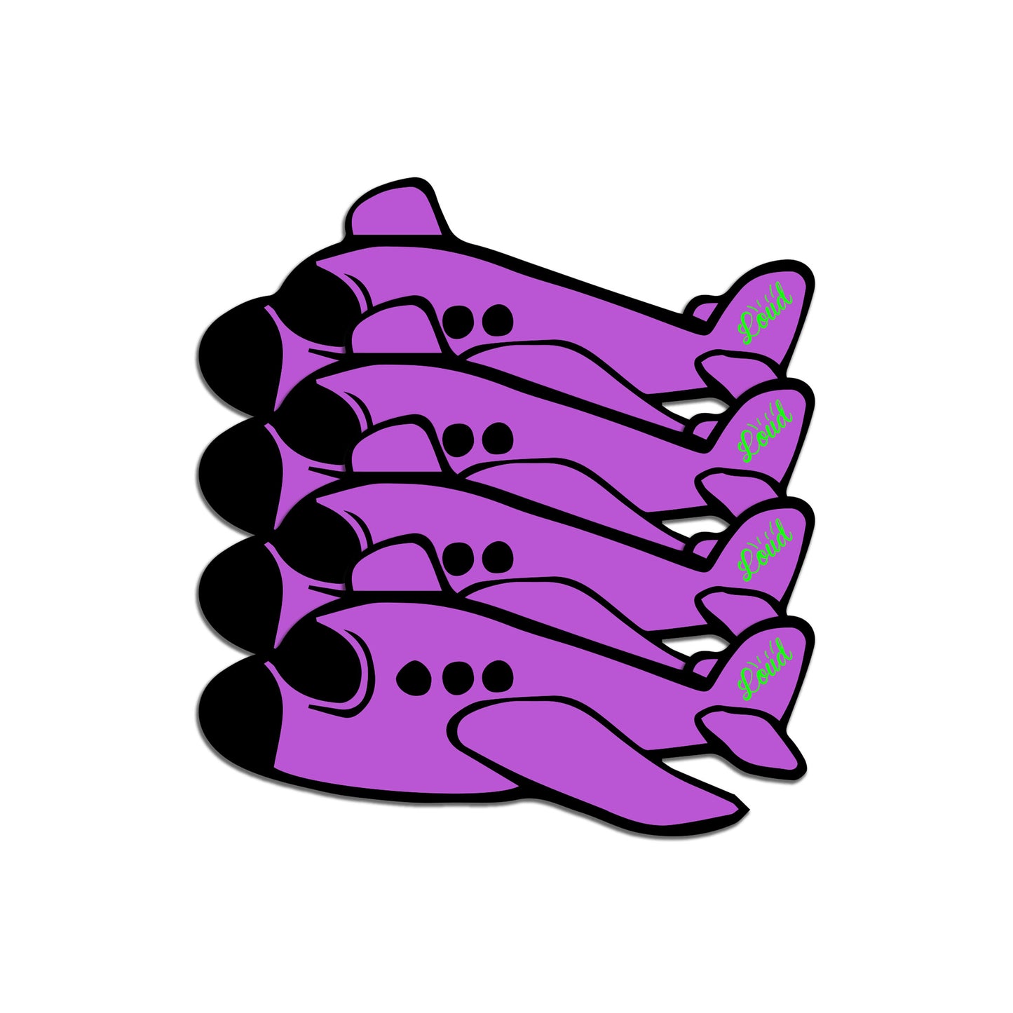 Loud Airlines Sticker Pack