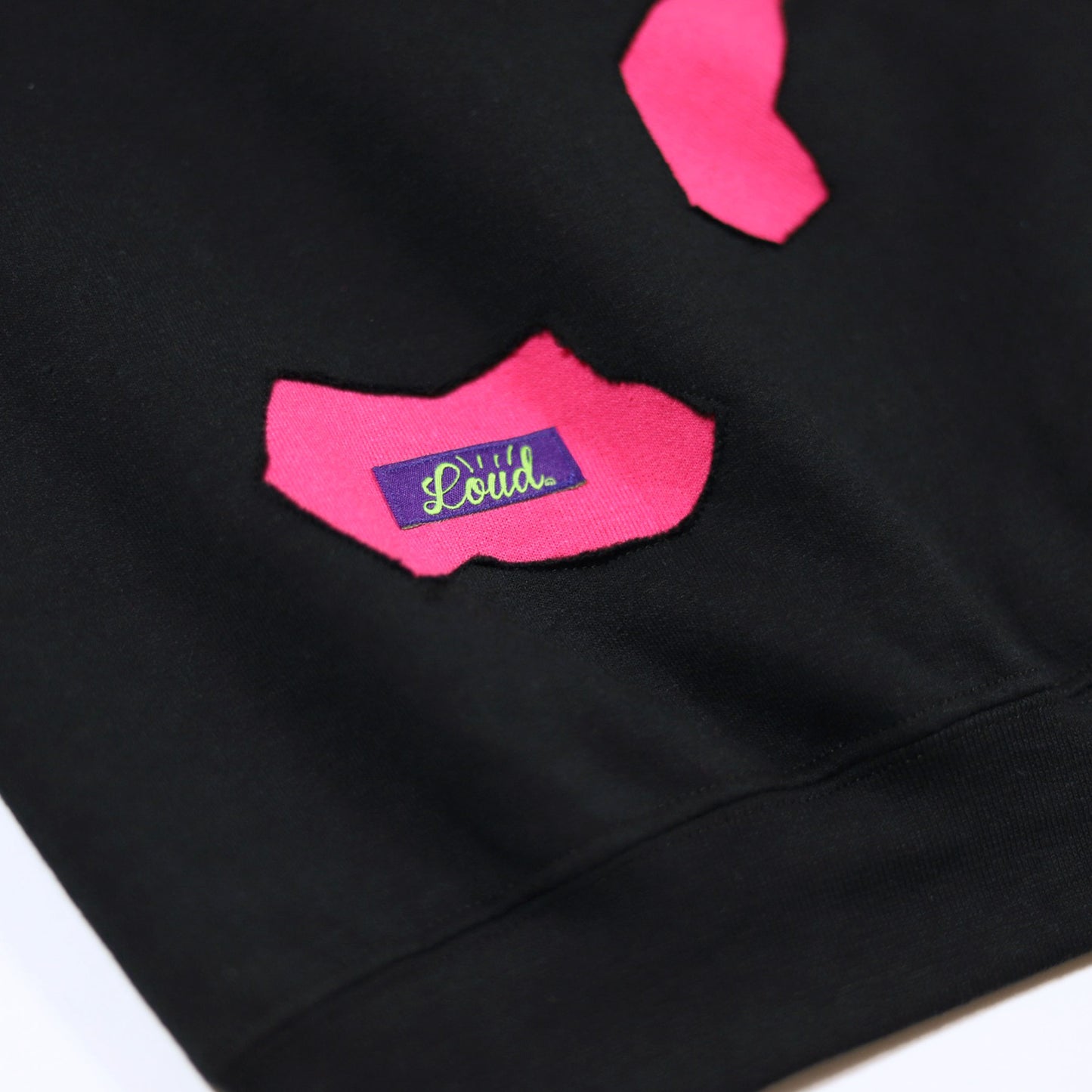 Loud Bedrock Crewneck - Black/Pink