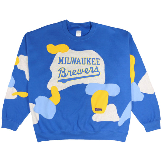 Loud Camo Milwaukee Crewneck - Royal/Multi