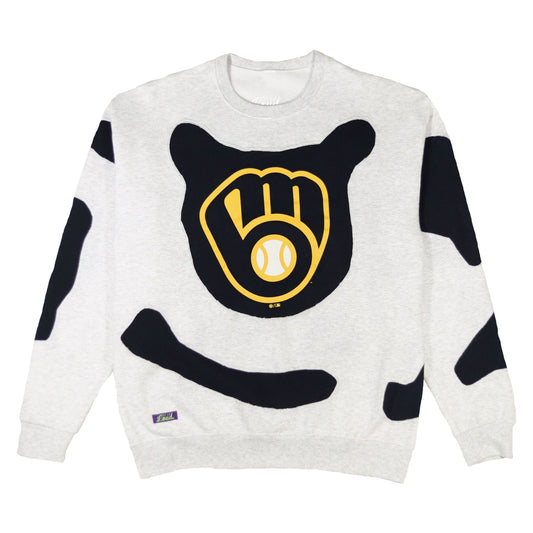 Loud Aura Milwaukee Crewneck - Ash Grey/Navy