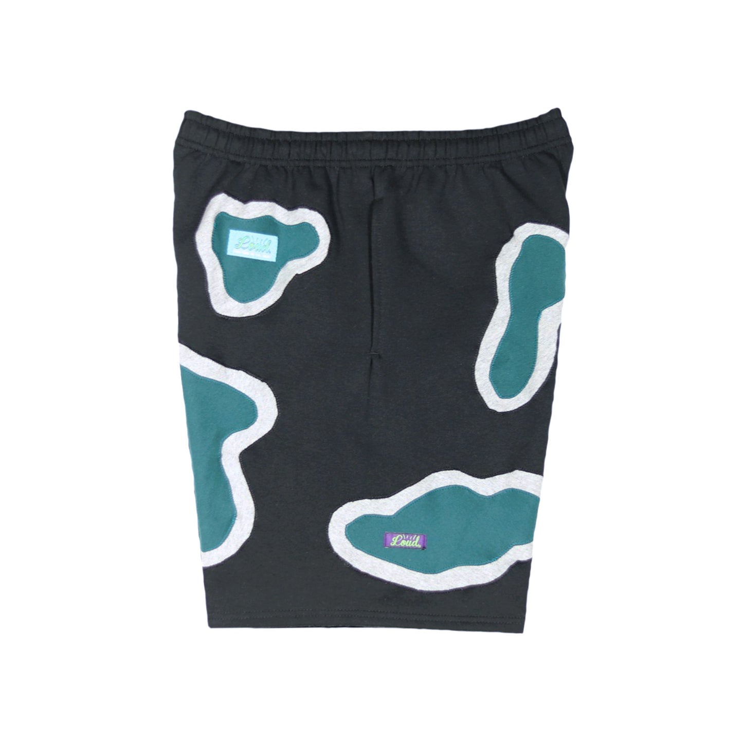 Loud Aura Philly Shorts - Black/Pine