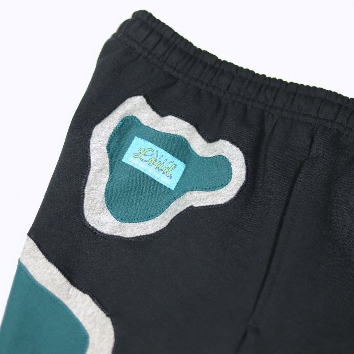 Loud Aura Philly Shorts - Black/Pine