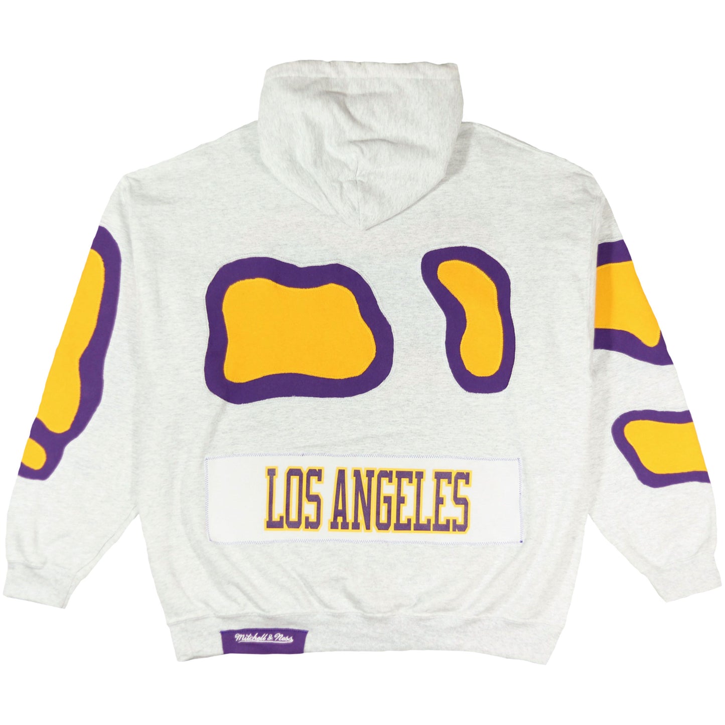 Loud Aura Los Angeles Hoodie - Ash Grey/Purple/Gold